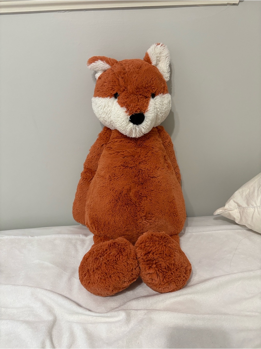 Jellycat Rust Orange and Cream Fox Plush